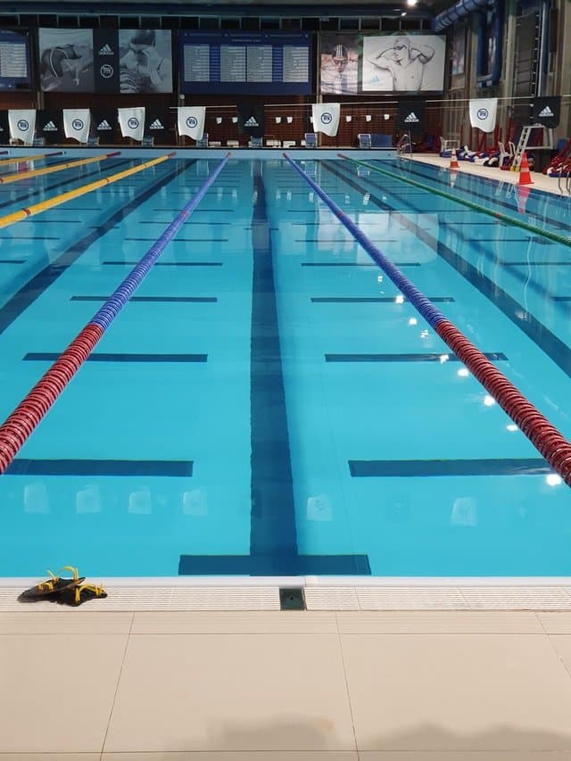 Public swimming pools in Dublin: There are two 50 metre Olympic sized pools
