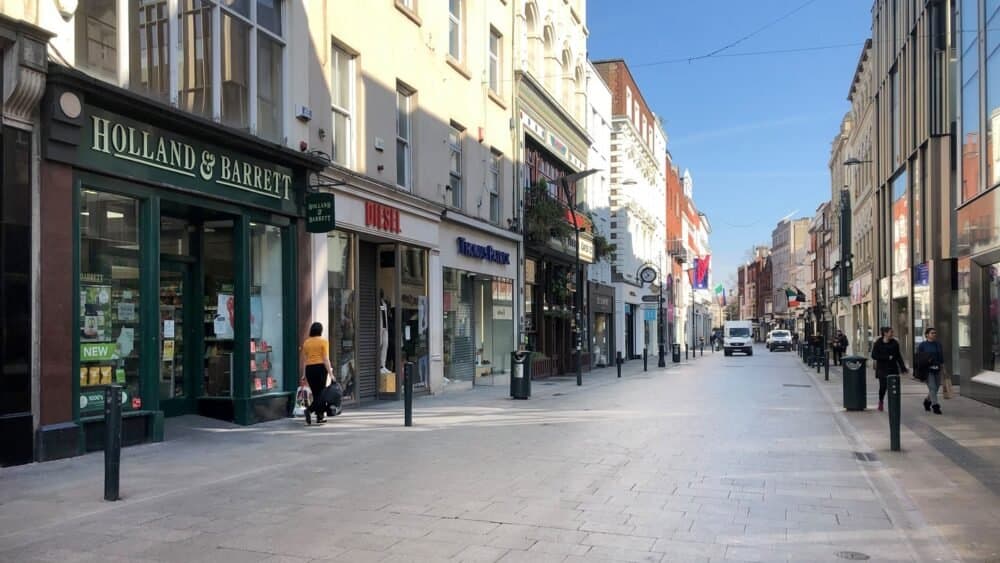 Deserted Grafton Street