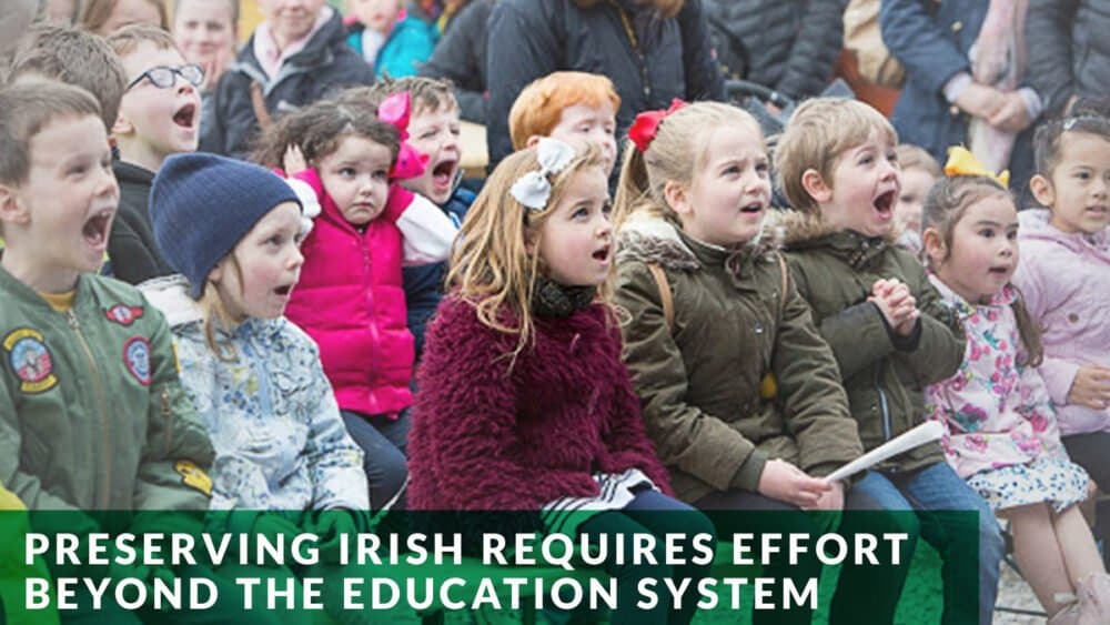 Preserving Irish must go beyond the education system