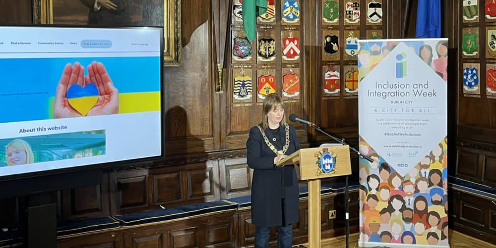 Dublin launches website as an “entry point” for Ukrainians