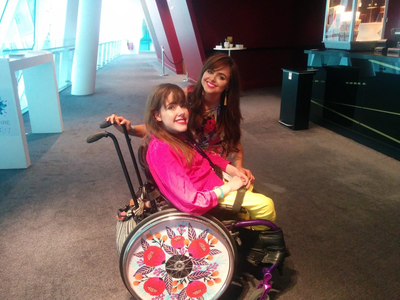 Keane sisters turn wheelchairs into fashion statement