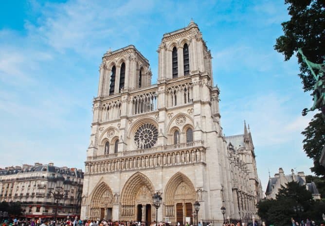 Fire at Notre Dame Cathedral extinguished