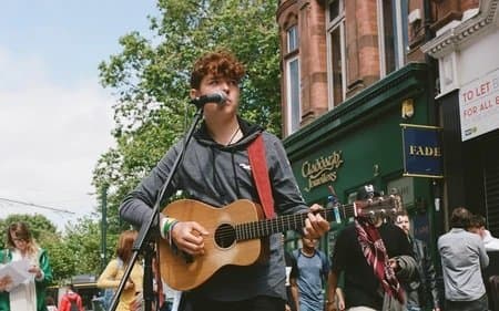 Busking in Dublin